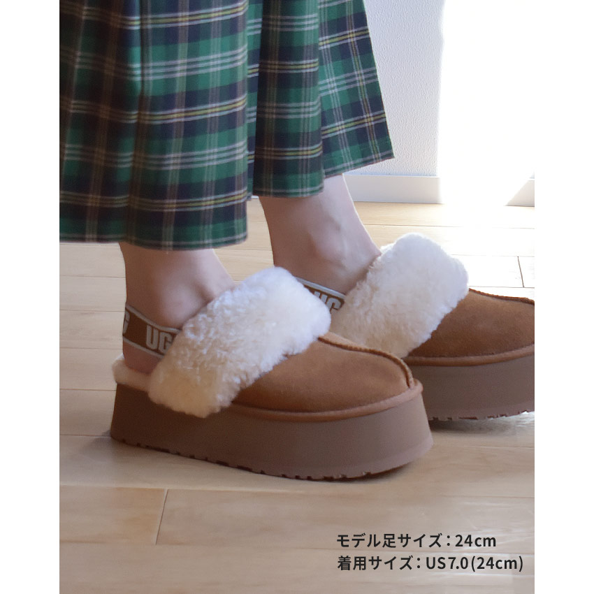 楽天市場】アグ UGG ファンケット サンダル 厚底 レディース