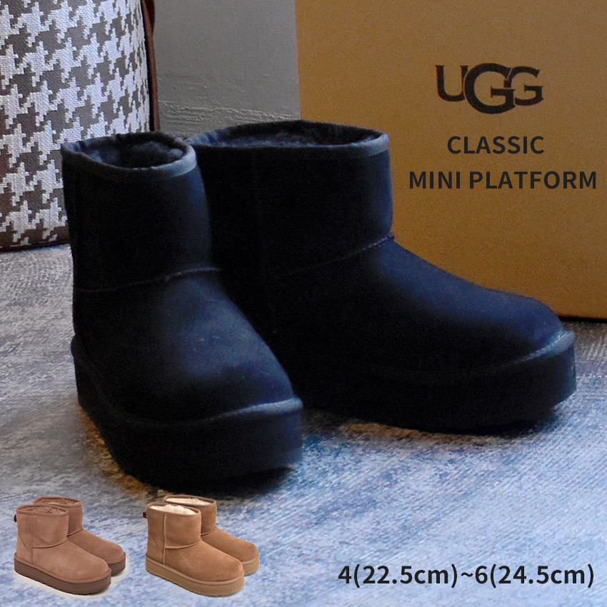 楽天市場】アグ CLASSIC MINI PLATFORM UGG ムートンブーツ レディース
