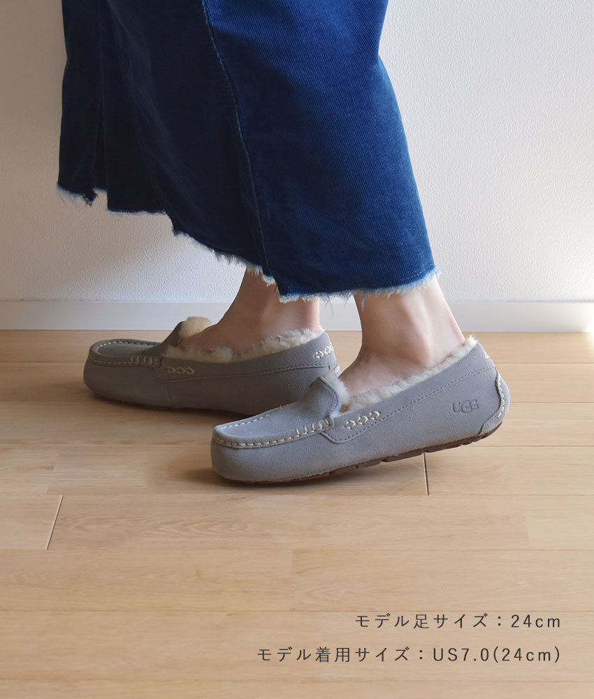 楽天市場】アグ アンスレー モカシン レディース ブラック 黒 ベージュ