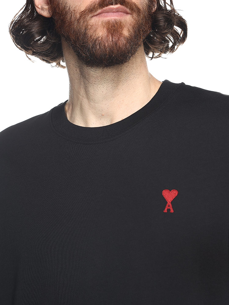 楽天市場】アミパリス Tシャツ 長袖 AMI PARIS メンズ ロンT ロゴ 刺繍