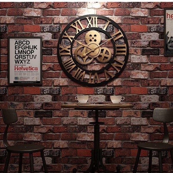 楽天市場】インダストリアル的 アンティークデザインの壁掛け時計 男前