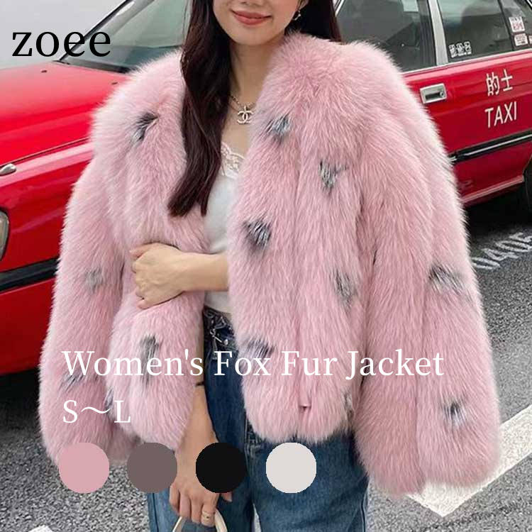 楽天市場】コート ジャケット フォックス リアルファー アウター