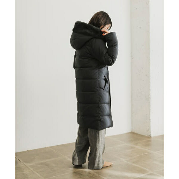 楽天市場】ラビットフードストレッチロングダウン／アーバンリサーチ