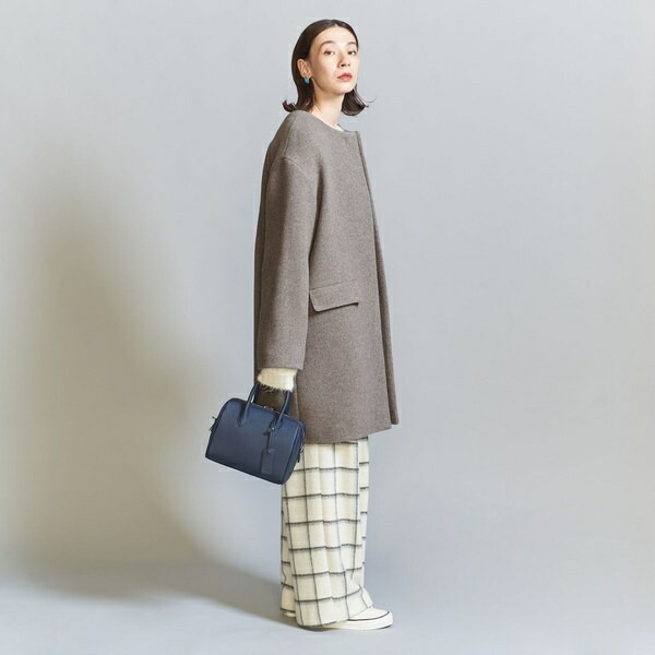 楽天市場】MANTECO ミドル ノーカラーコート／ビューティー＆ユース