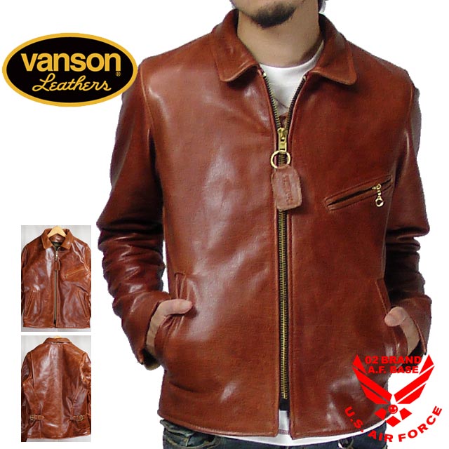 楽天市場】バンソン VANSON ENF OCTAGON シングルライダース レザー