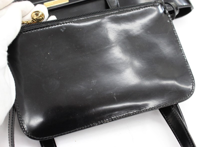 楽天市場】【GUCCI】グッチエナメル レザー トート ショルダーバッグ