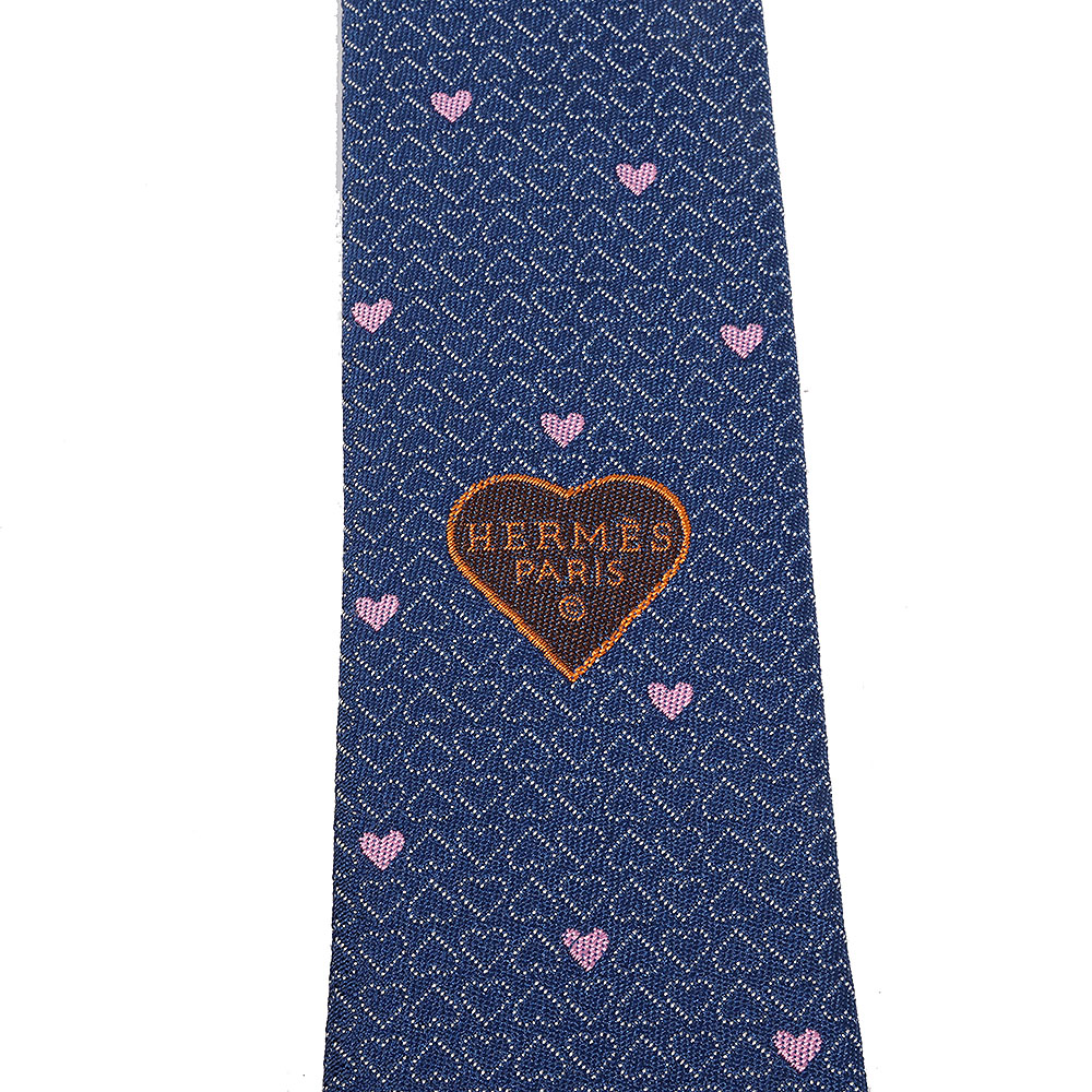 楽天市場】HERMES(エルメス) ネクタイ ハート ネイビー シルク 【中古