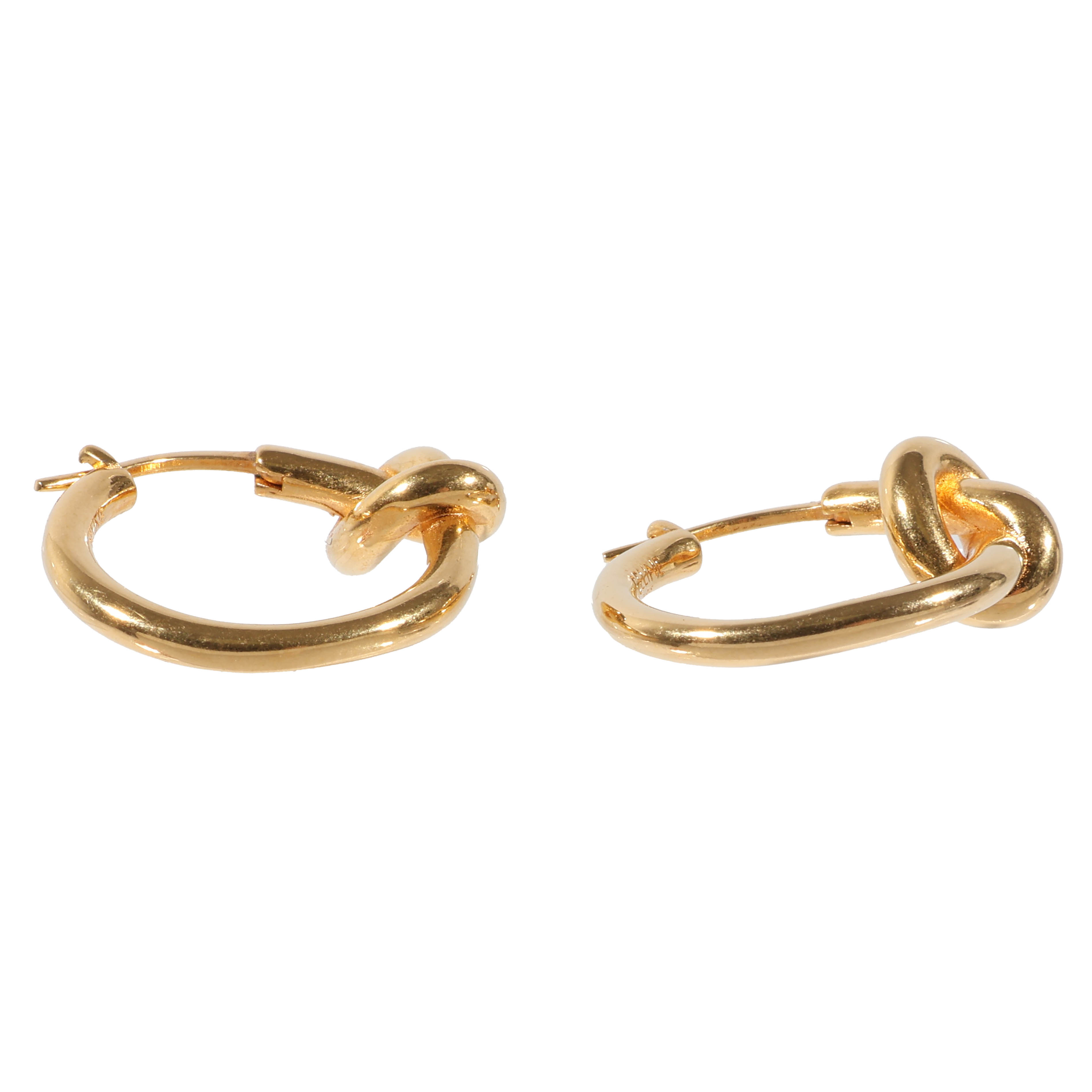 楽天市場】CELINE（セリーヌ）ノット スモール フープ ゴールド