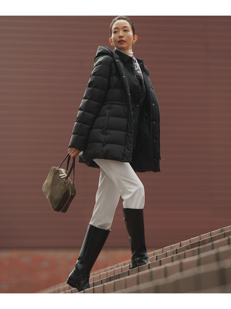 楽天市場】【VERY掲載/新色追加】シレータフタ ミドル丈 ダウンコート