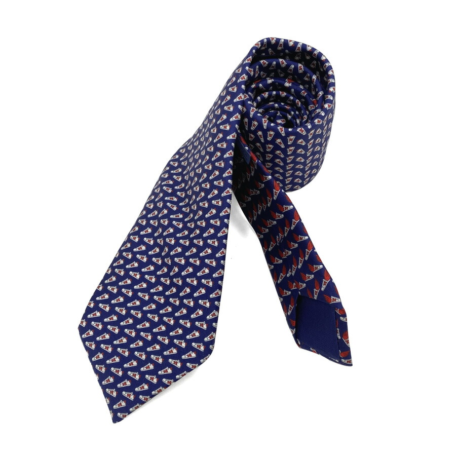 楽天市場】【新品】エルメス HERMES ネクタイ シルクツイルタイ