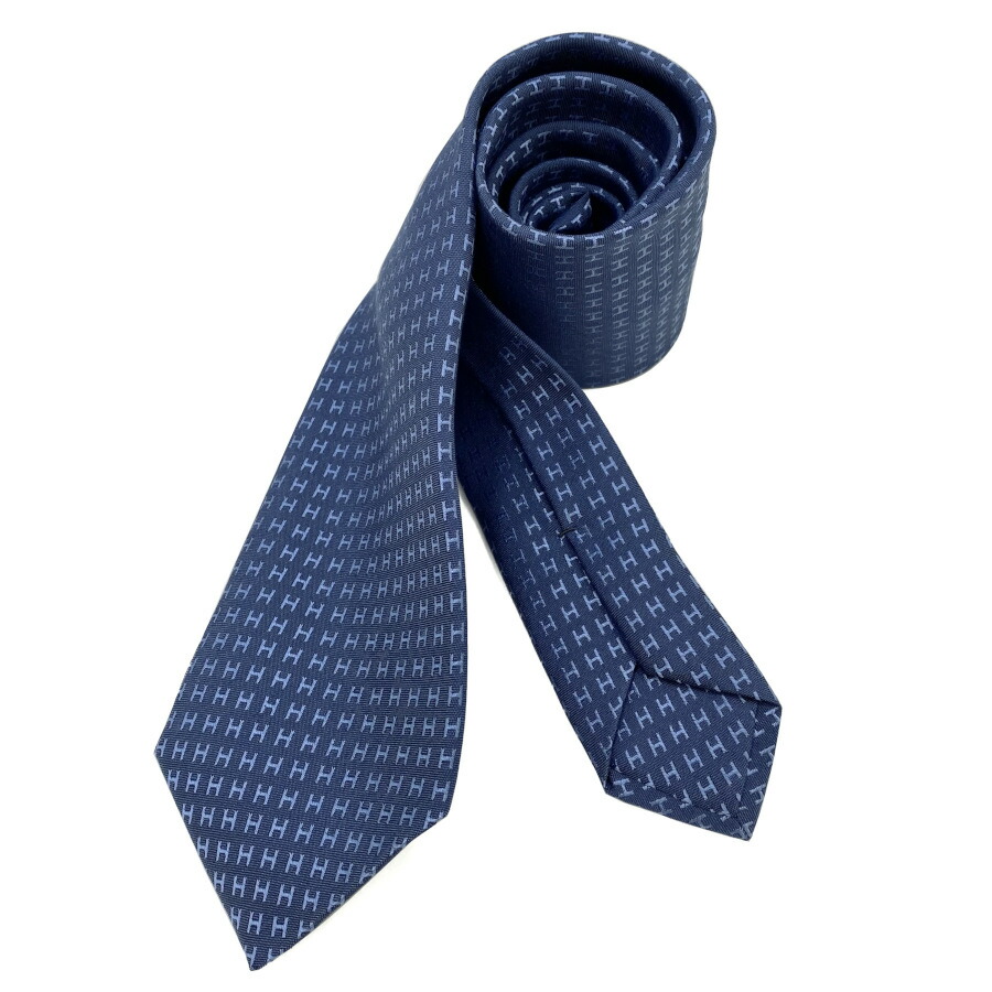 楽天市場】【新品】 エルメス HERMES ネクタイ H織りタイ バイカラー