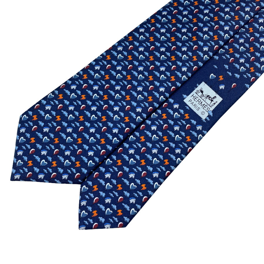 楽天市場】【新品】エルメス HERMES ネクタイ シルクツイルタイ 7cm