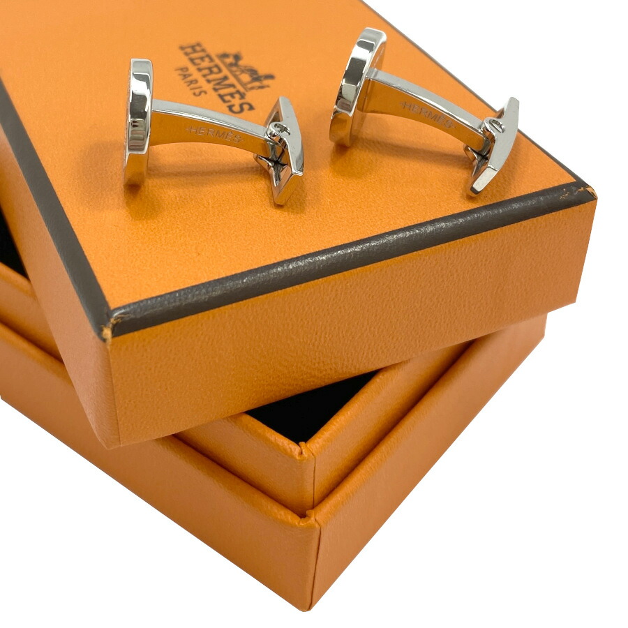 楽天市場】【新品】エルメス HERMES カフリンクス《 リコル 2 》エタン
