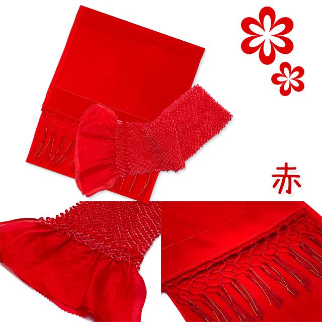 楽天市場】七五三 しごき 帯揚げ 子供用 正絹 志古貴&帯揚げセット