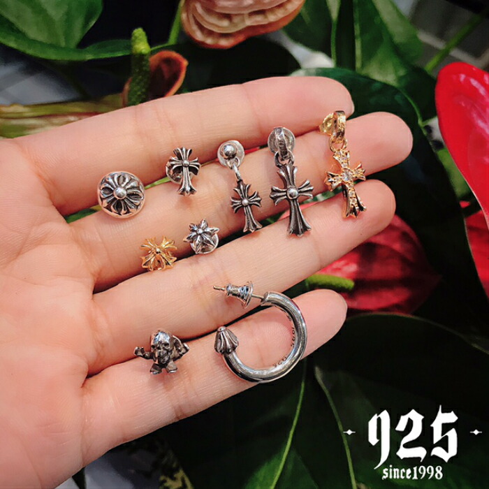 楽天市場】【CHROME HEARTS クロムハーツ】CROSS BALL STUD クロス