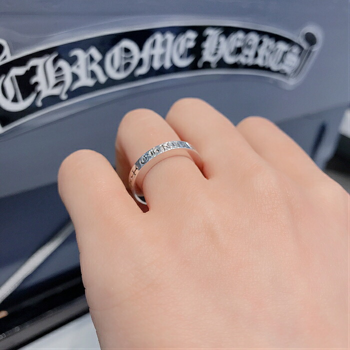 楽天市場】【CHROME HEARTS クロムハーツ】3mm Spacer Ring NYC 限定