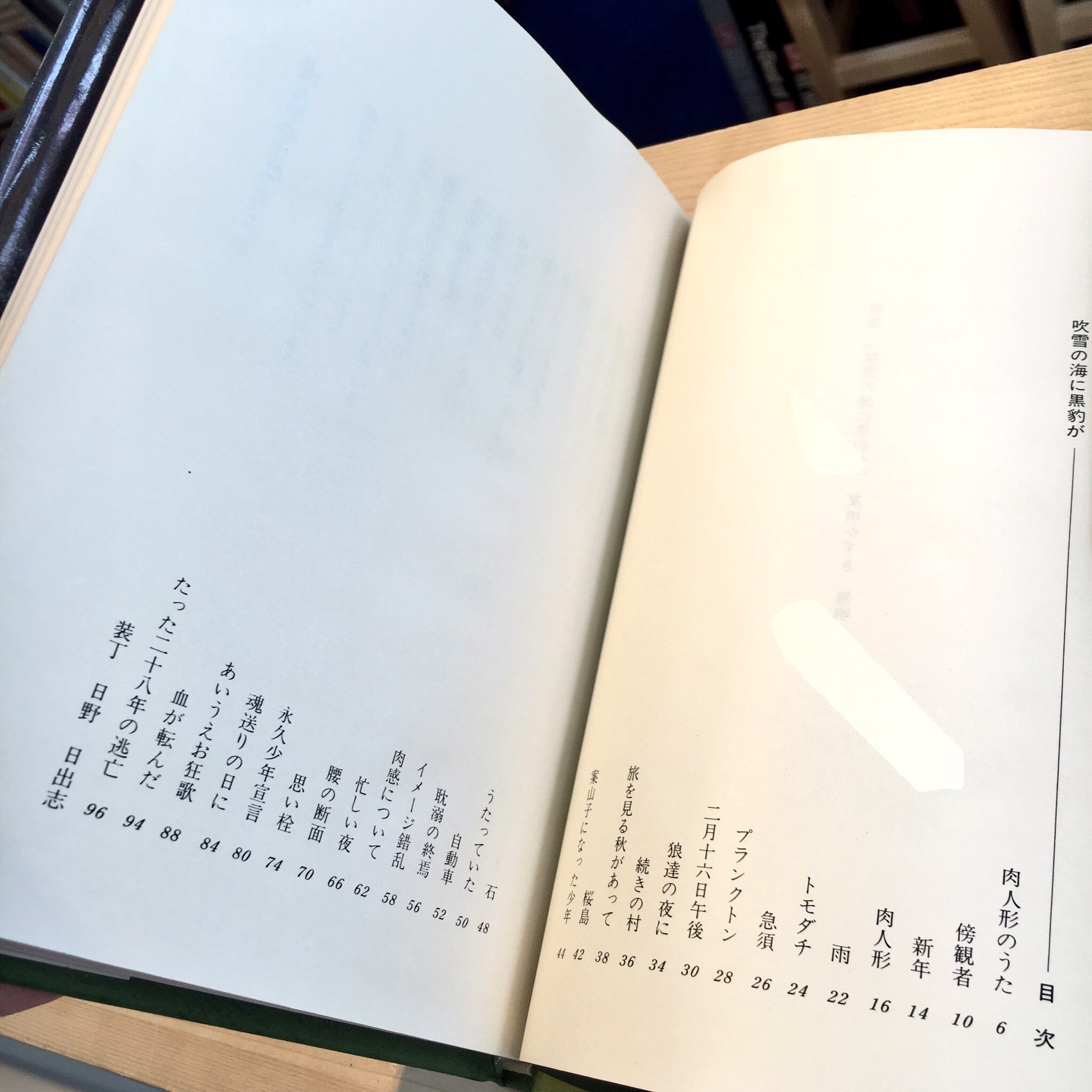 友川かずき詩集「吹雪の海に黒豹が」サイン入り、中平卓馬「原点復帰