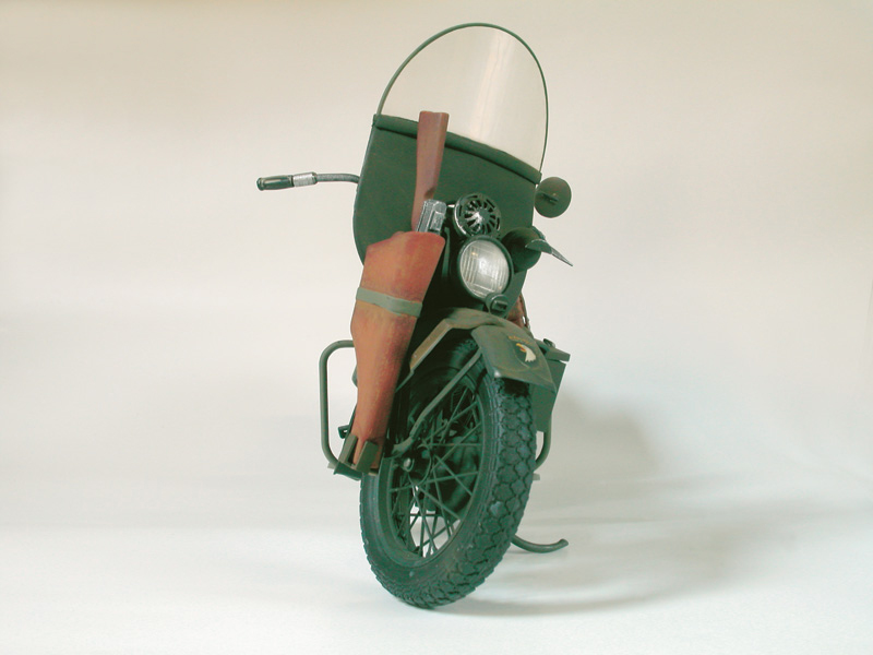1/9 WW.II アメリカ陸軍 軍用バイク WLA 750【IT7401:4545782094671