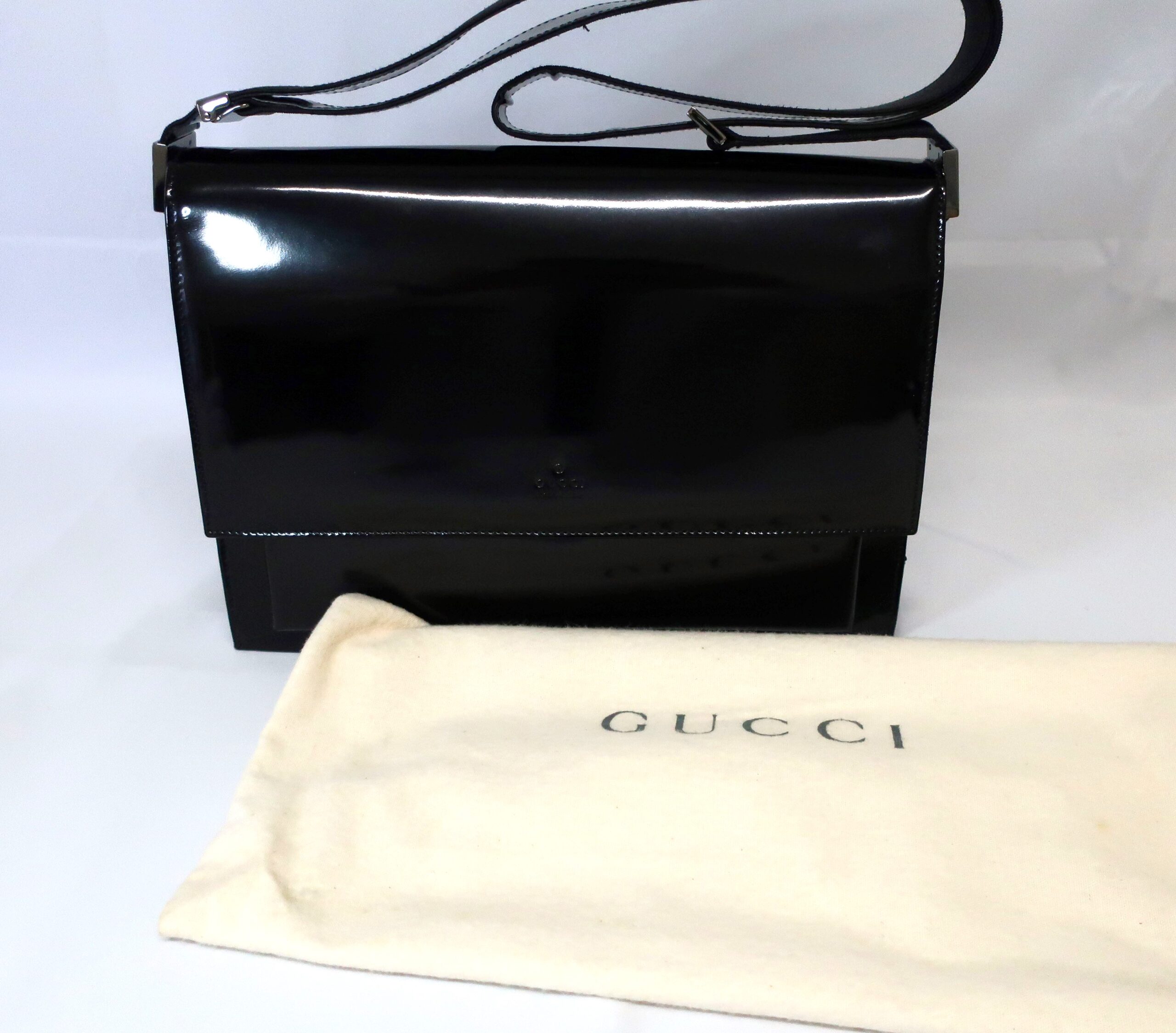 GUCCI グッチ エナメル ショルダーバッグ 001-3250 ハンドバッグ