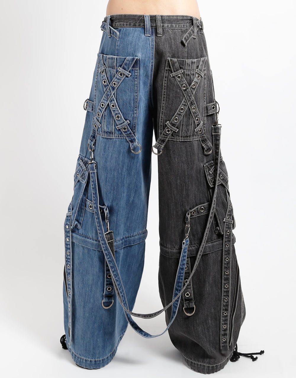 TRIPP NYC - X-STRAP PANT SPLIT DENIM