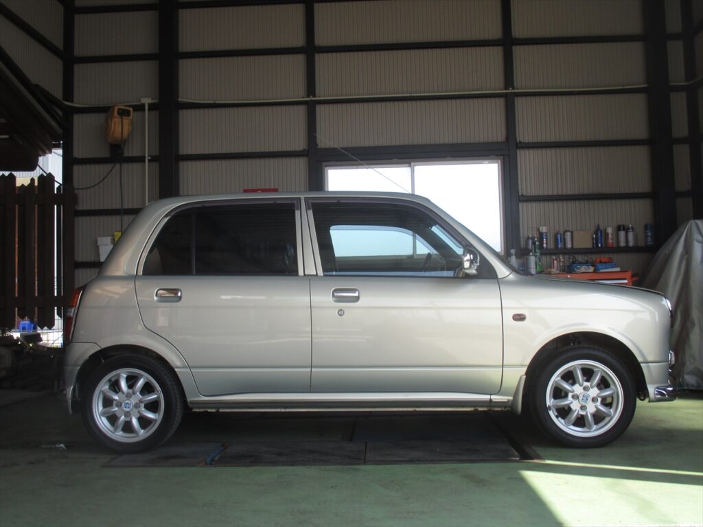 ミラジーノ ダウンサス取付 【三重県明和町】 | 多気郡明和町 車検