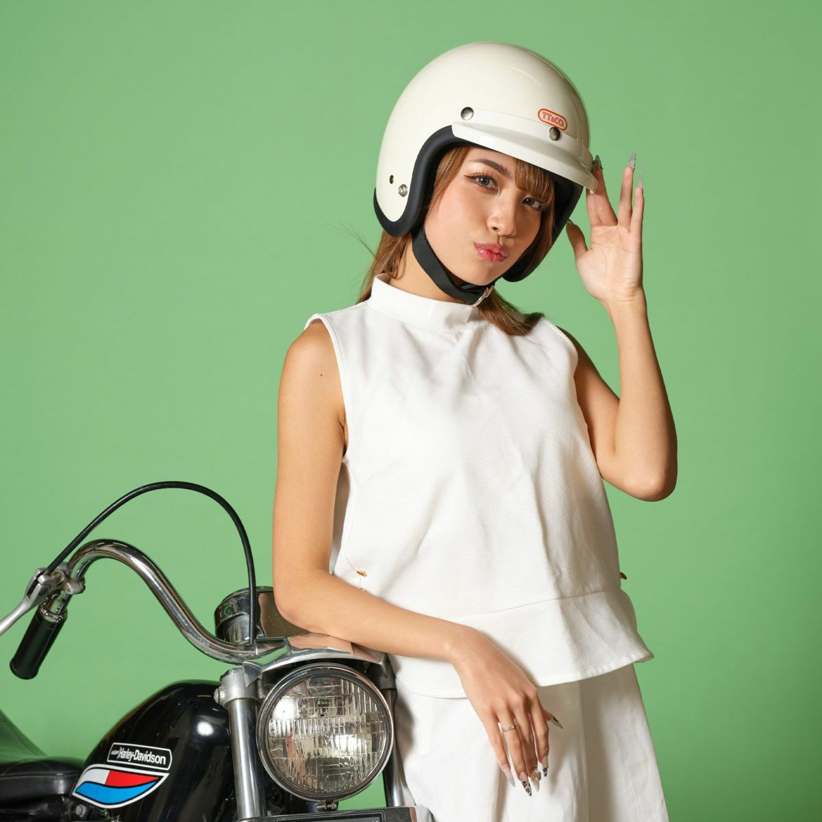 TT&CO. 500-TX 専用バイザー アイボリー OFFICIAL WEBSITE