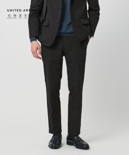 デニムライク ノープリーツ パンツ UA COZY ウォッシャブル ヨコ