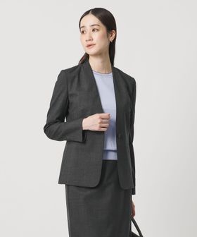 ユナイテッドアローズのノーカラージャケット（グレー）の商品一覧