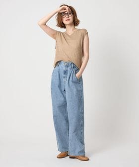 別注】＜upper hights for conte＞タックデニムパンツ UN