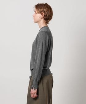 LOEFF＞ダメージ クルーネック プルオーバー UNISEX