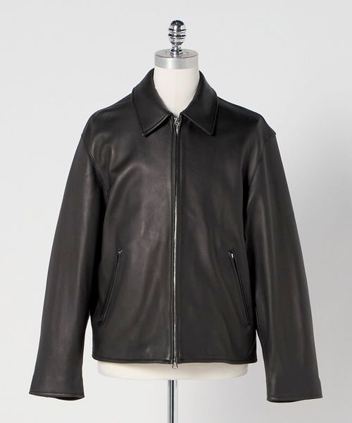 LOEFF＞ ラムレザー バイカー ジャケット UNISEX
