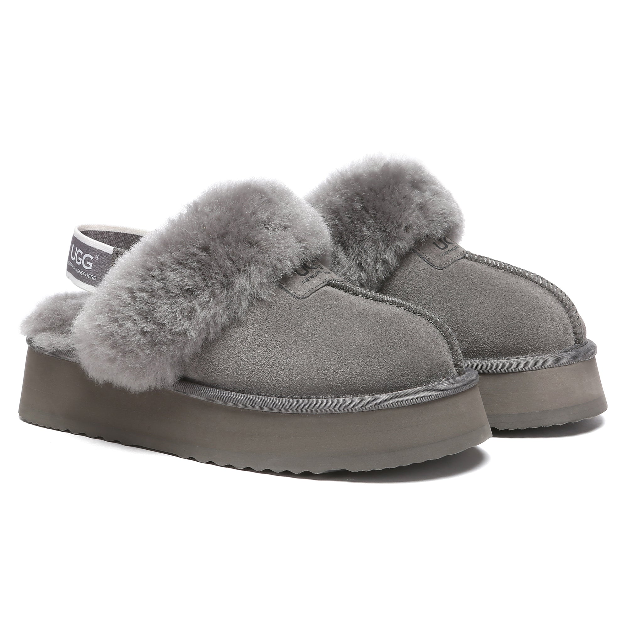 UGGリムーバブルストラップスリングバックスリッパ特別な色