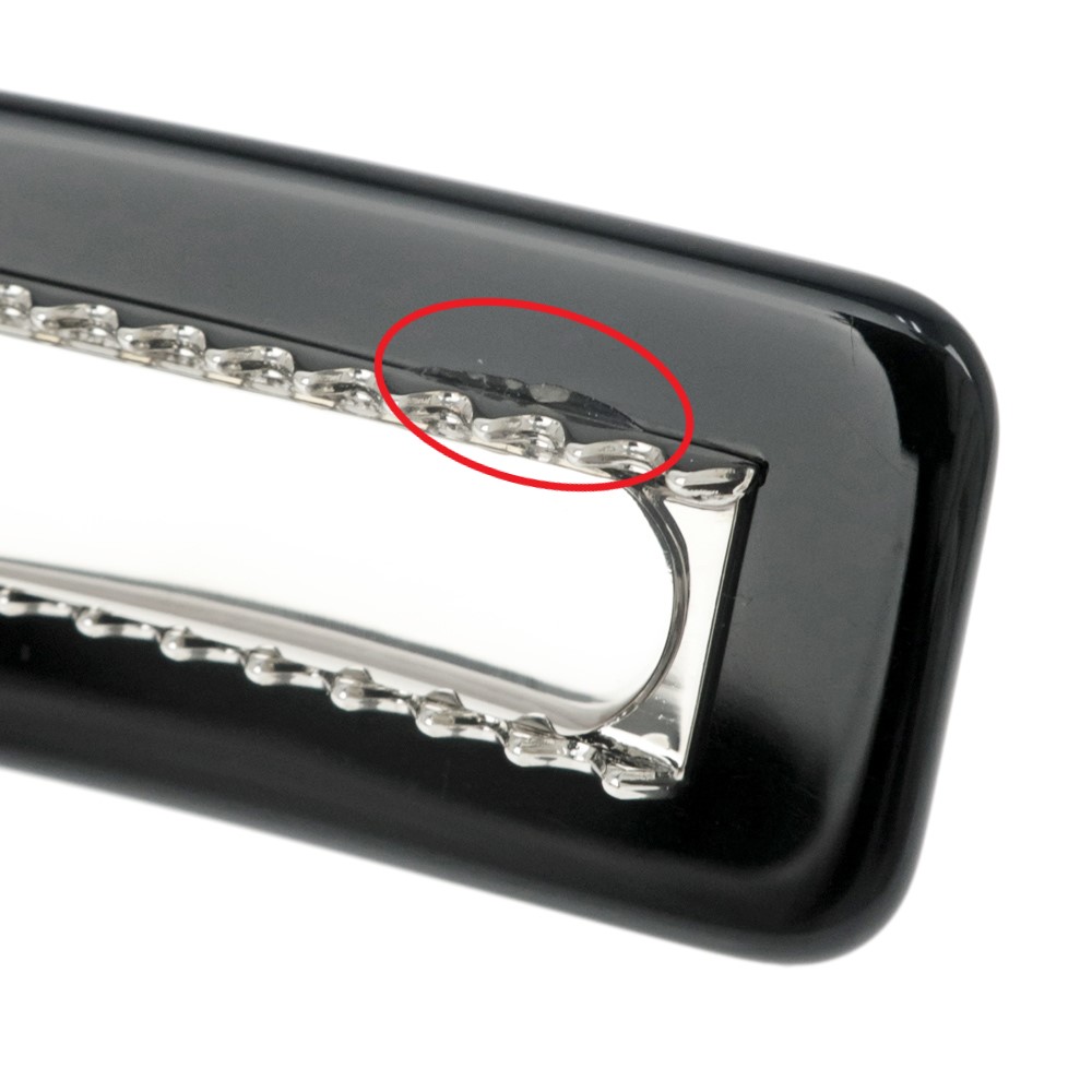 名東】【GUCCI】グッチ アディダス コラボ ヘアクリップ ブラック