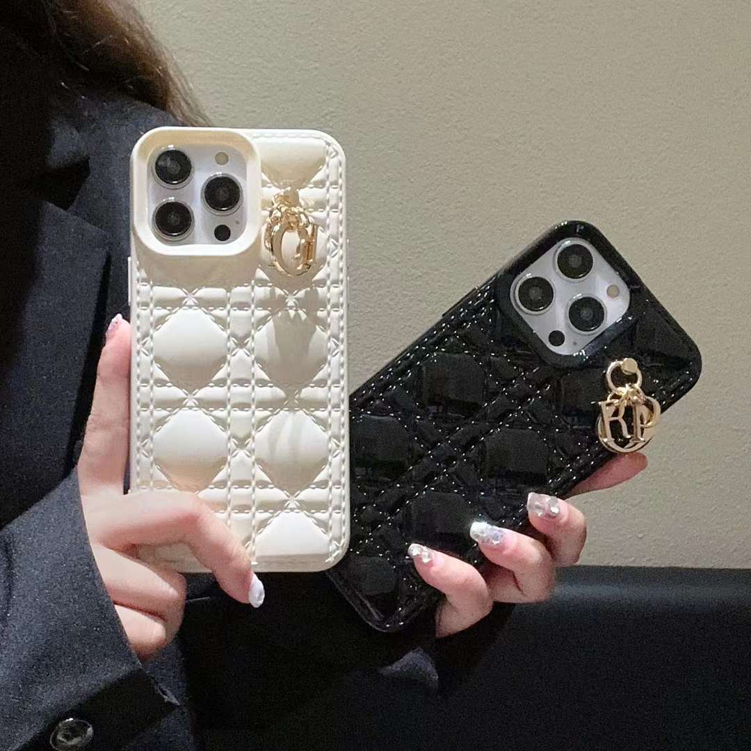 ディオール iPhone15 Pro/14 Proケース カナージュ柄 DIOR iPhone15/14