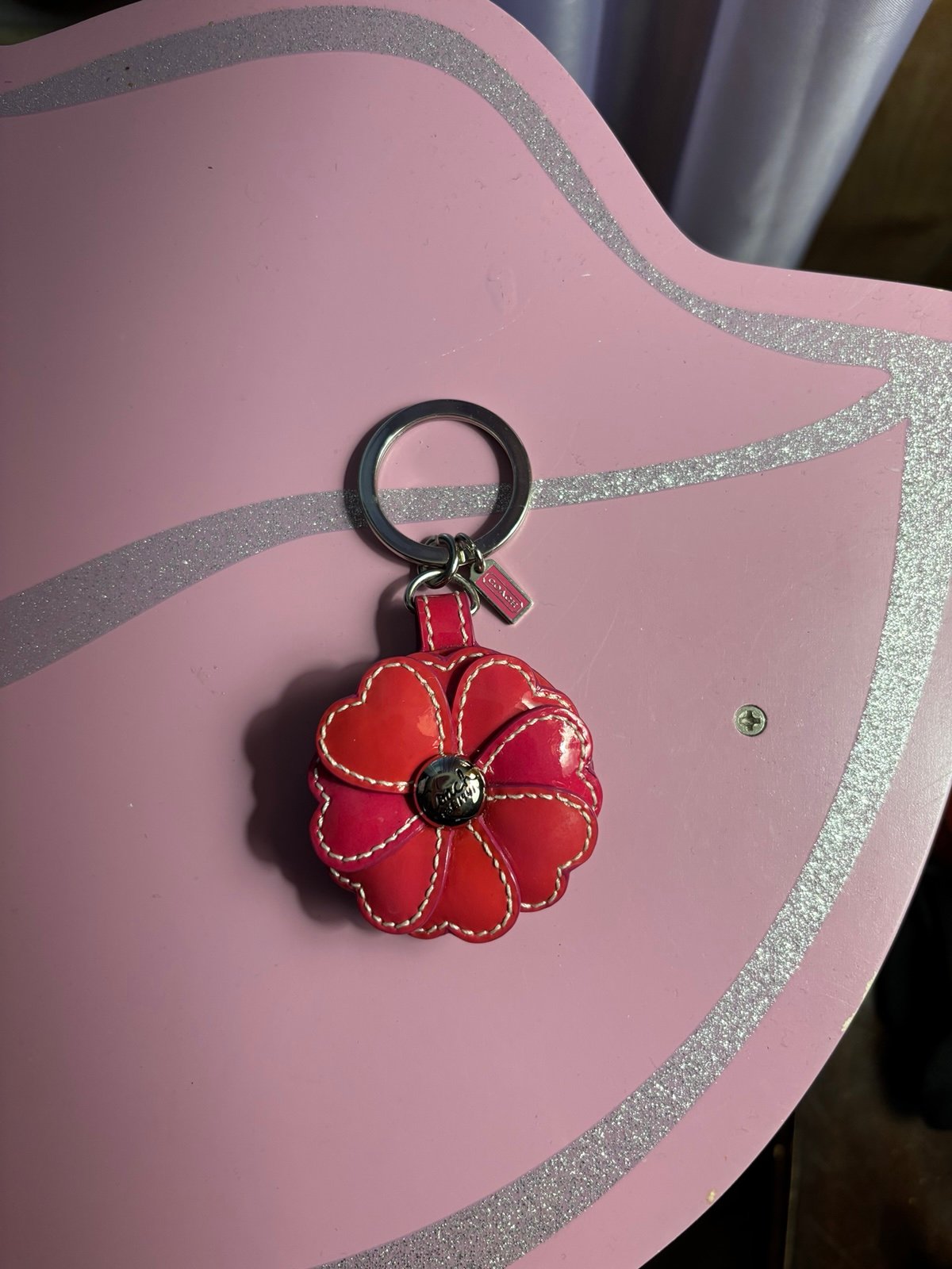 Y2K Coach Rare Pink Vintage Flower Photo | Mercari