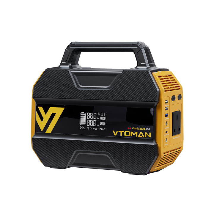 VTOMAN FlashSpeed 300 solar powered generator 300W Output, 230Wh