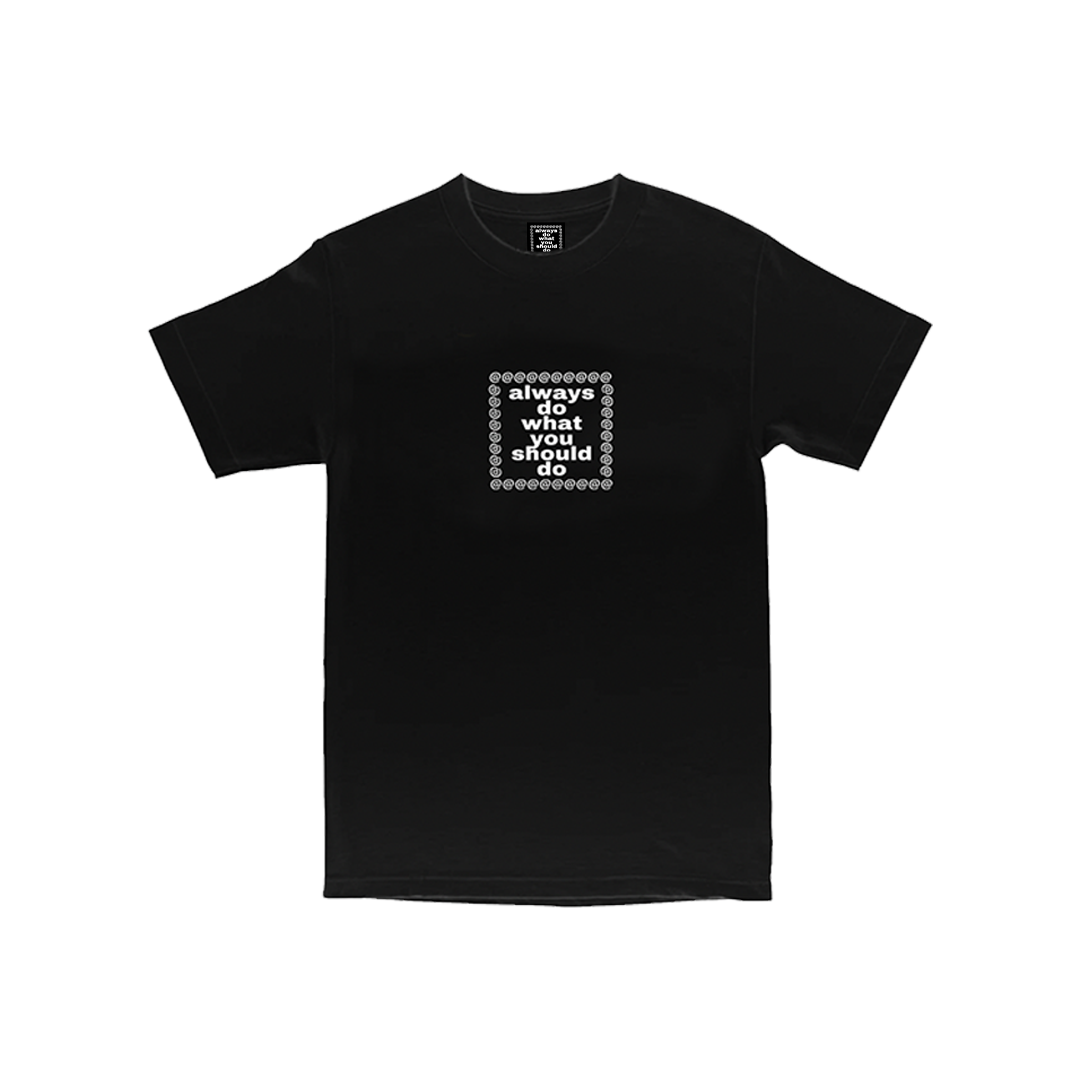 always logo black t-shirt – always do what you should do