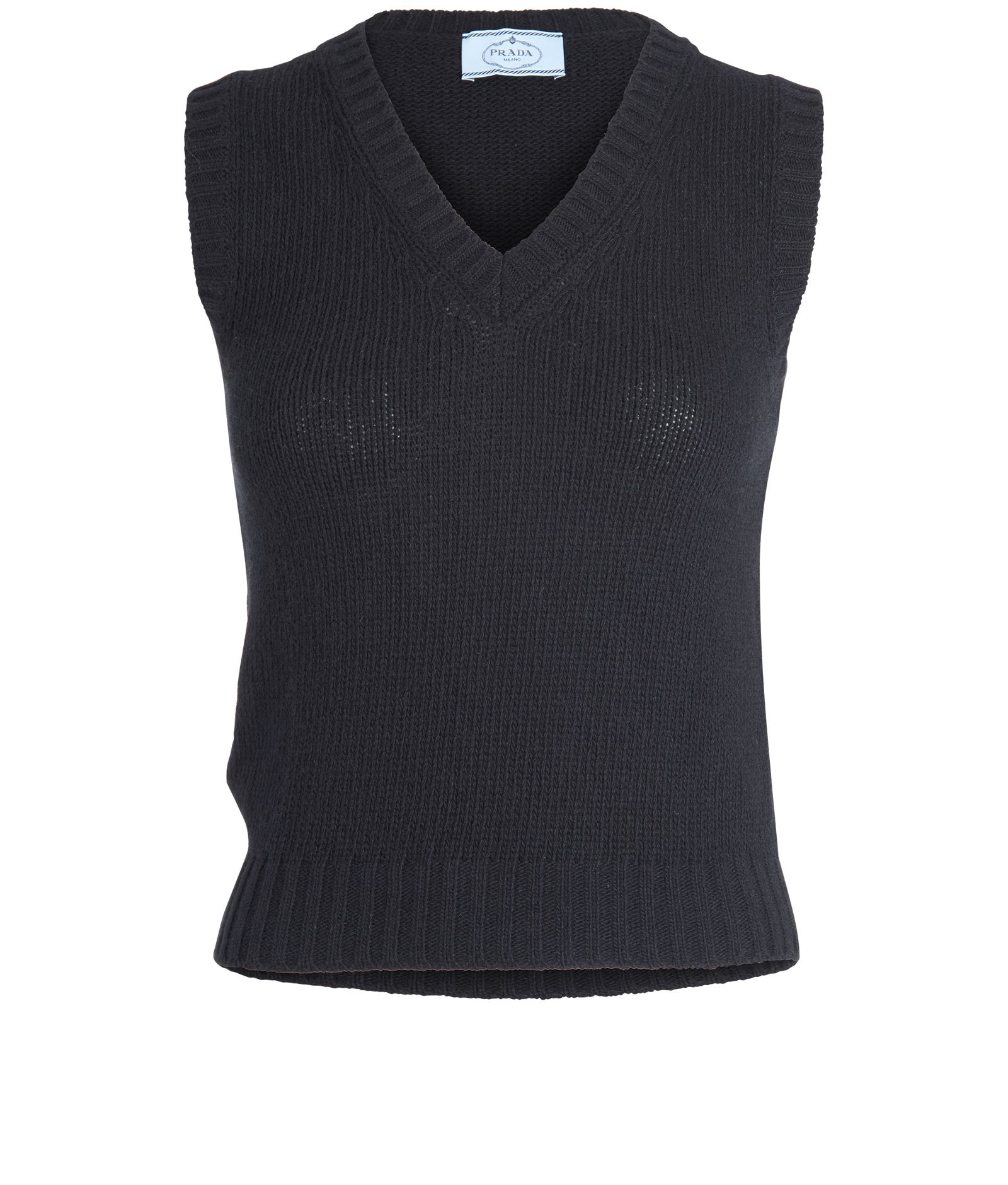 Pre-loved Prada V-Neck Knit Vest - £180