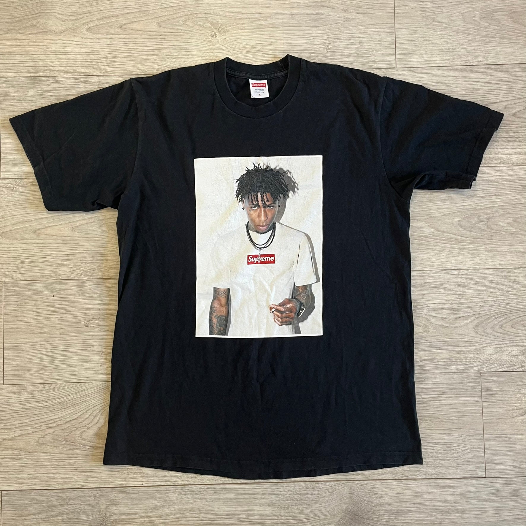 nba youngboy supreme black tee – único13