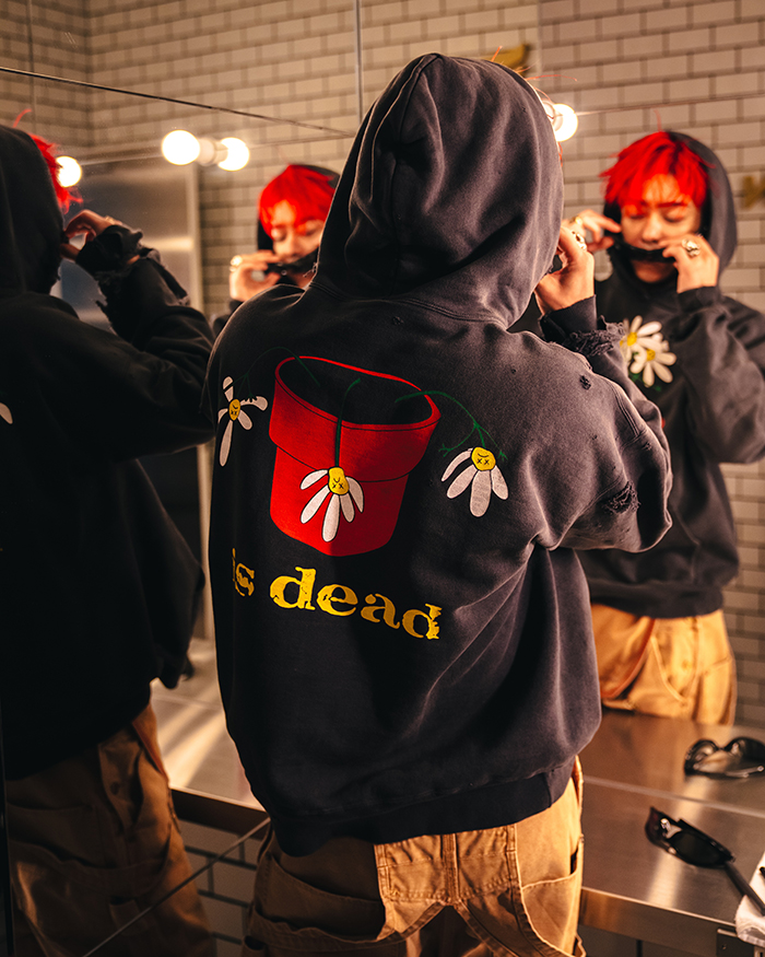 SAINT Mxxxxxx(セントマイケル)DLS_HOODIE/DE LA SOUL / BLK sm-hr1