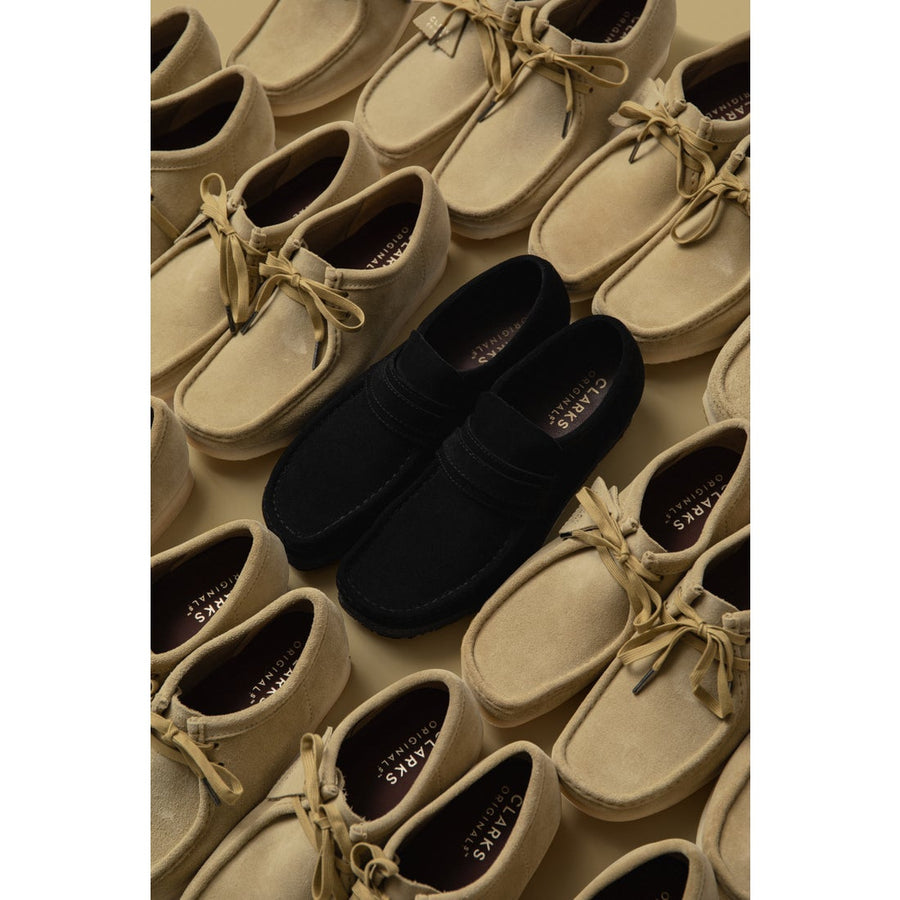 Clarks - Wallabee Loafer / Black Suede｜UP NORTH ONLINE STORE