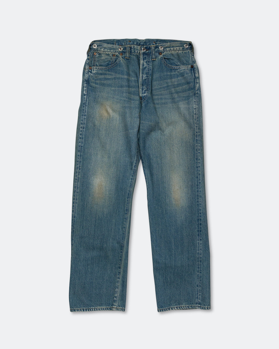 A.PRESSE - No.2 Washed Denim Pants - Indigo | UP THERE
