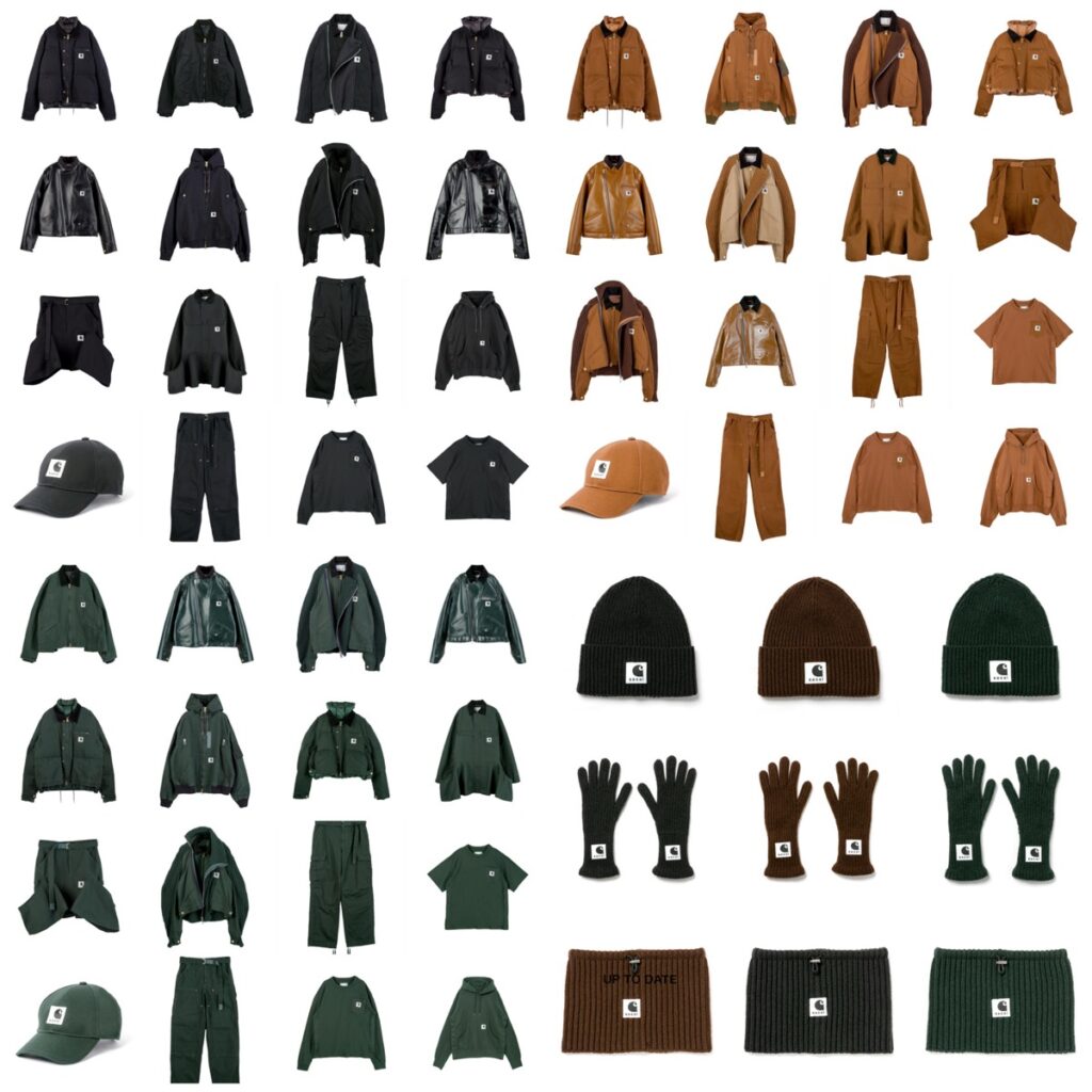 sacai x Carhartt WIP 2025年秋冬コラボコレクションが国内10月1日／10