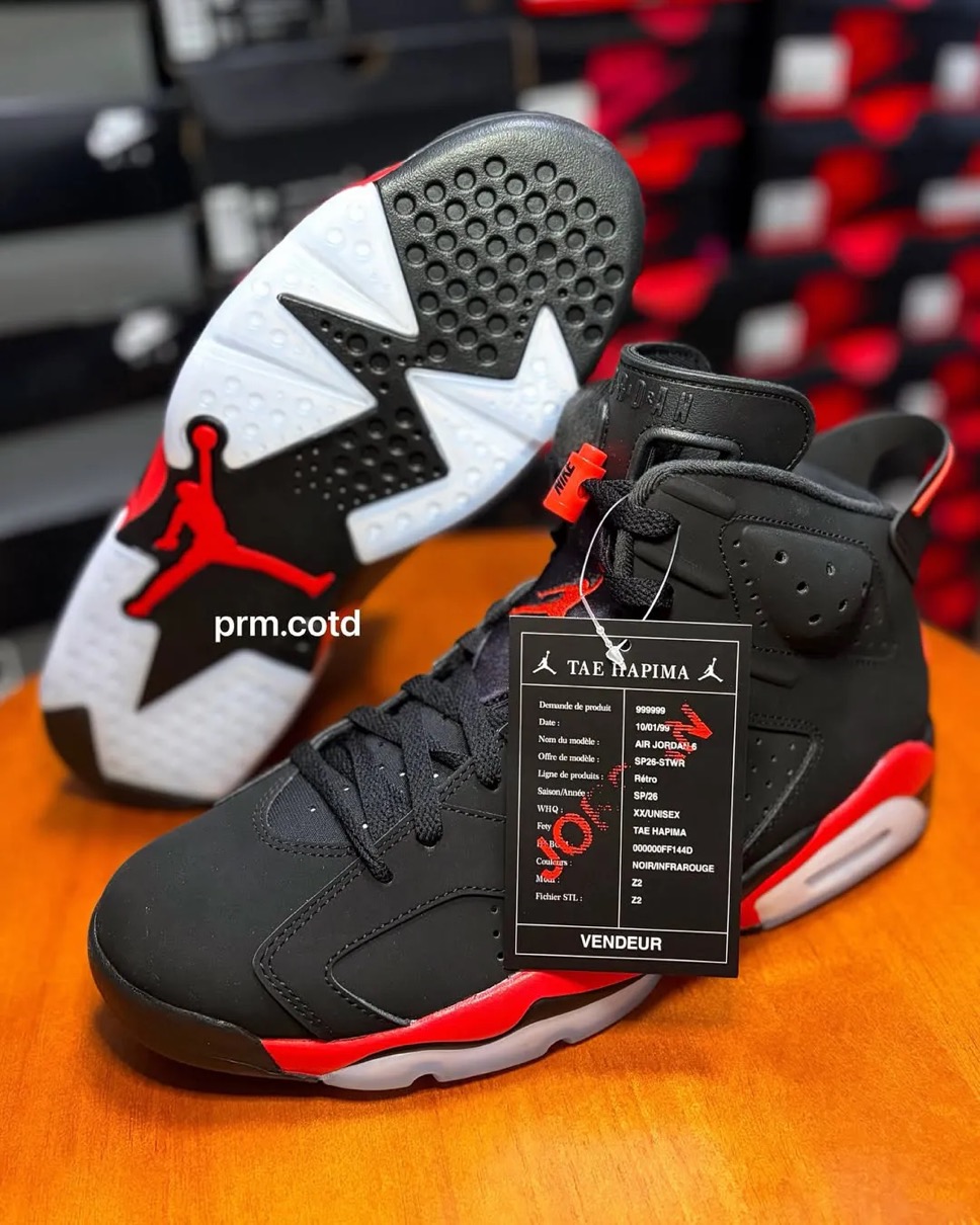 Nike Air Jordan 6 Retro OG “Infrared Salesman”が国内2月14日より