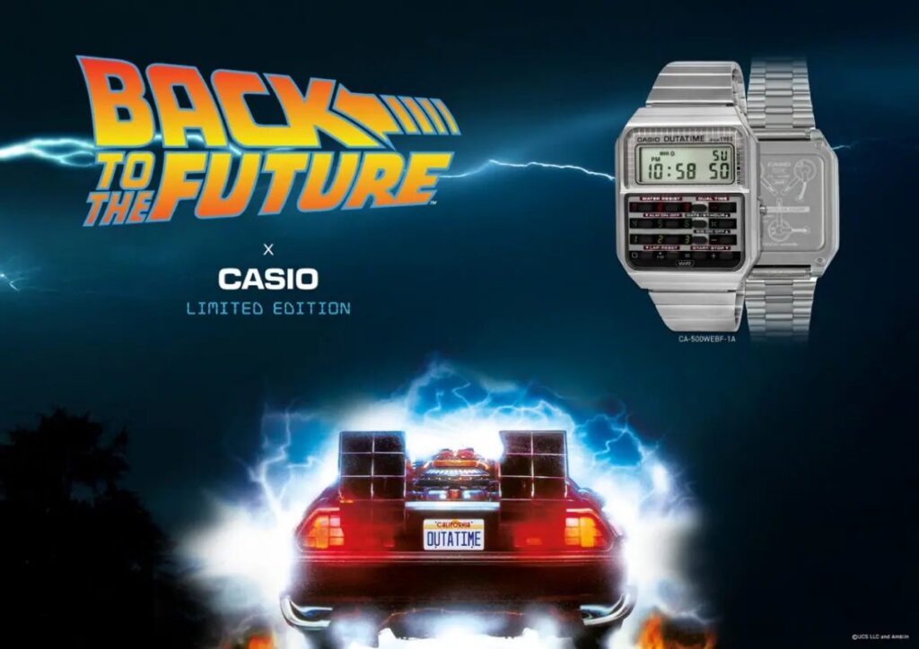 CASIO CLASSIC x BACK TO THE FUTURE 40周年記念コラボウォッチが国内