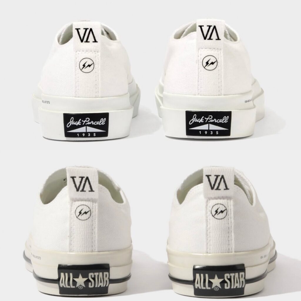 FRAGMENT x V.A. x CONVERSE JACK PURCELL 1935 & ALL STAR OX “WHITE