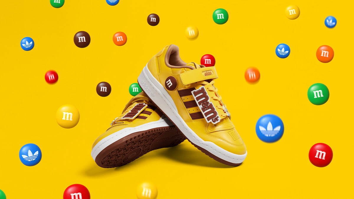 M&M's × adidas Forum Low 84 “EQT Yellow”が国内4月19日に発売予定