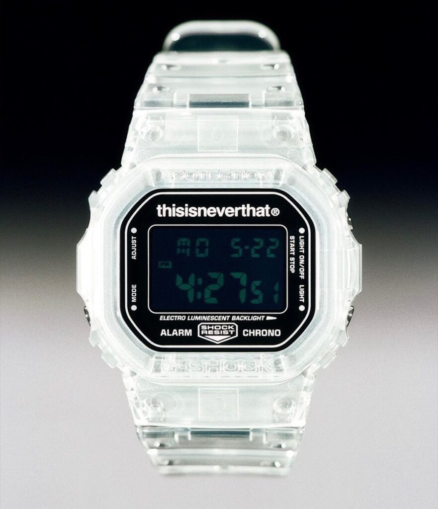 thisisneverthat®︎ × G-SHOCK 新作コラボウォッチ『DW-5600』が海外6