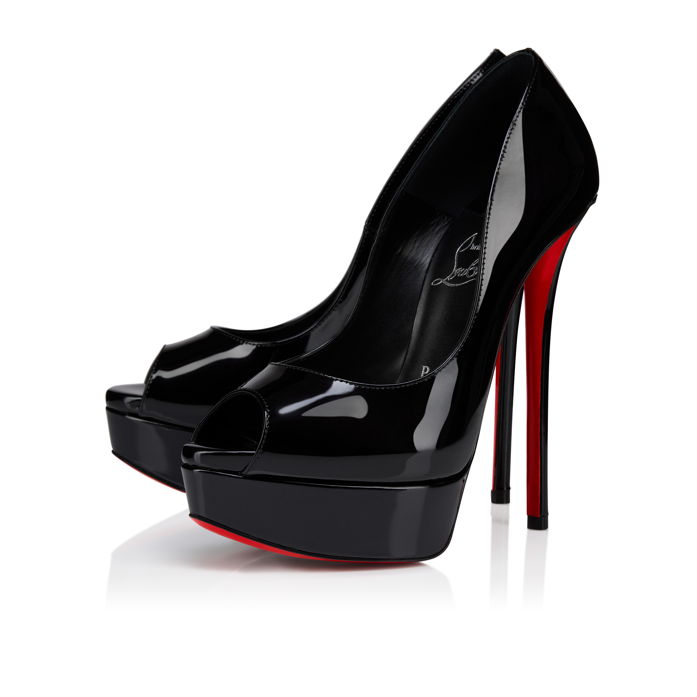 Lady Z - 160 mm Pumps - Pearlescent calf leather - Black - Women