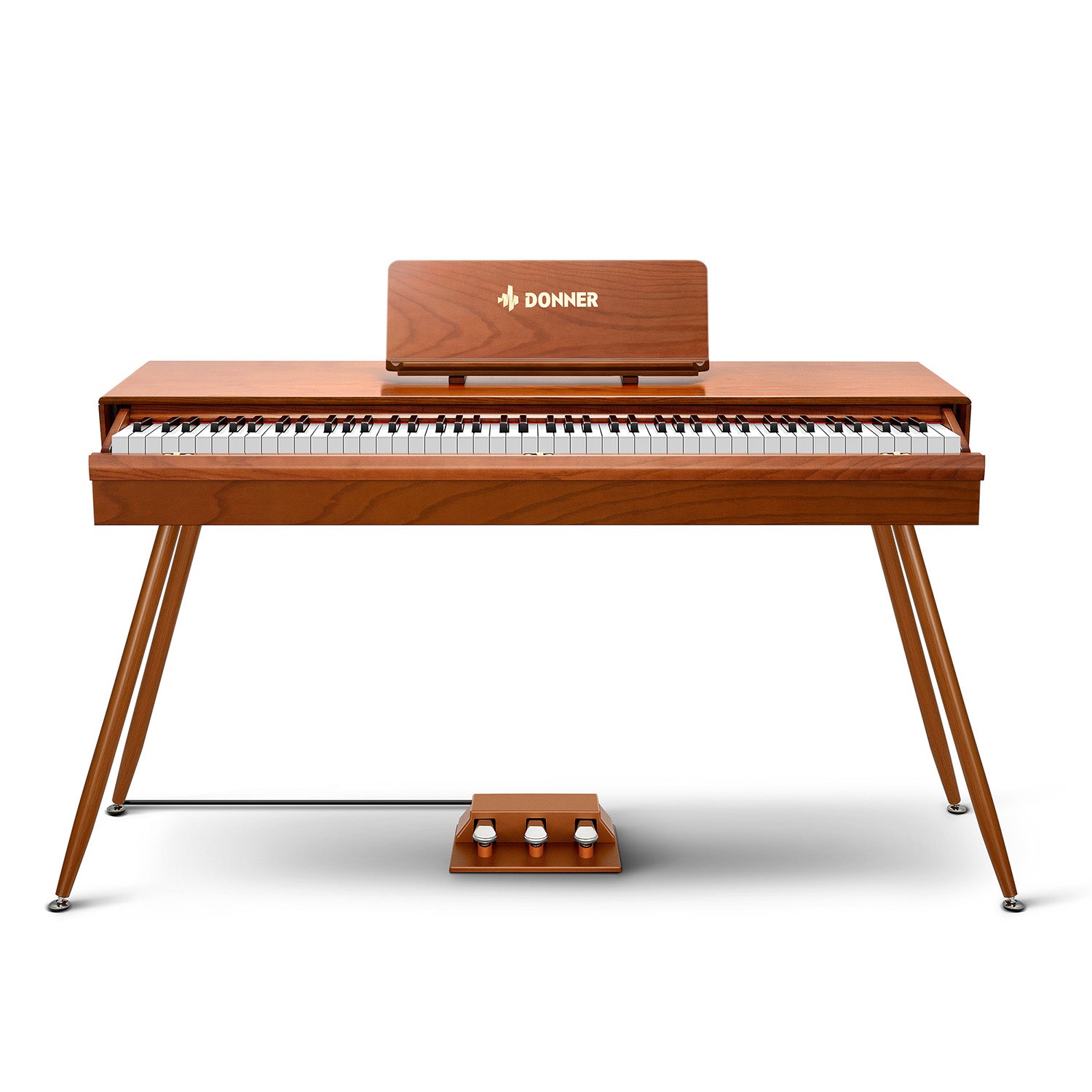 DDP-80 PRO Solid Wood Weighted Digital Piano Desk Drawer Design Donner